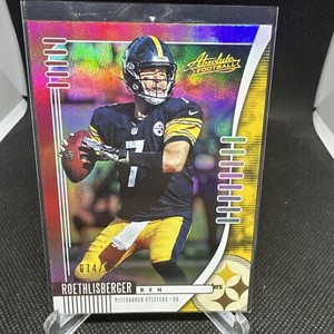 2019 Panini Absolute Football Yellow Ben Roethlisberger #16