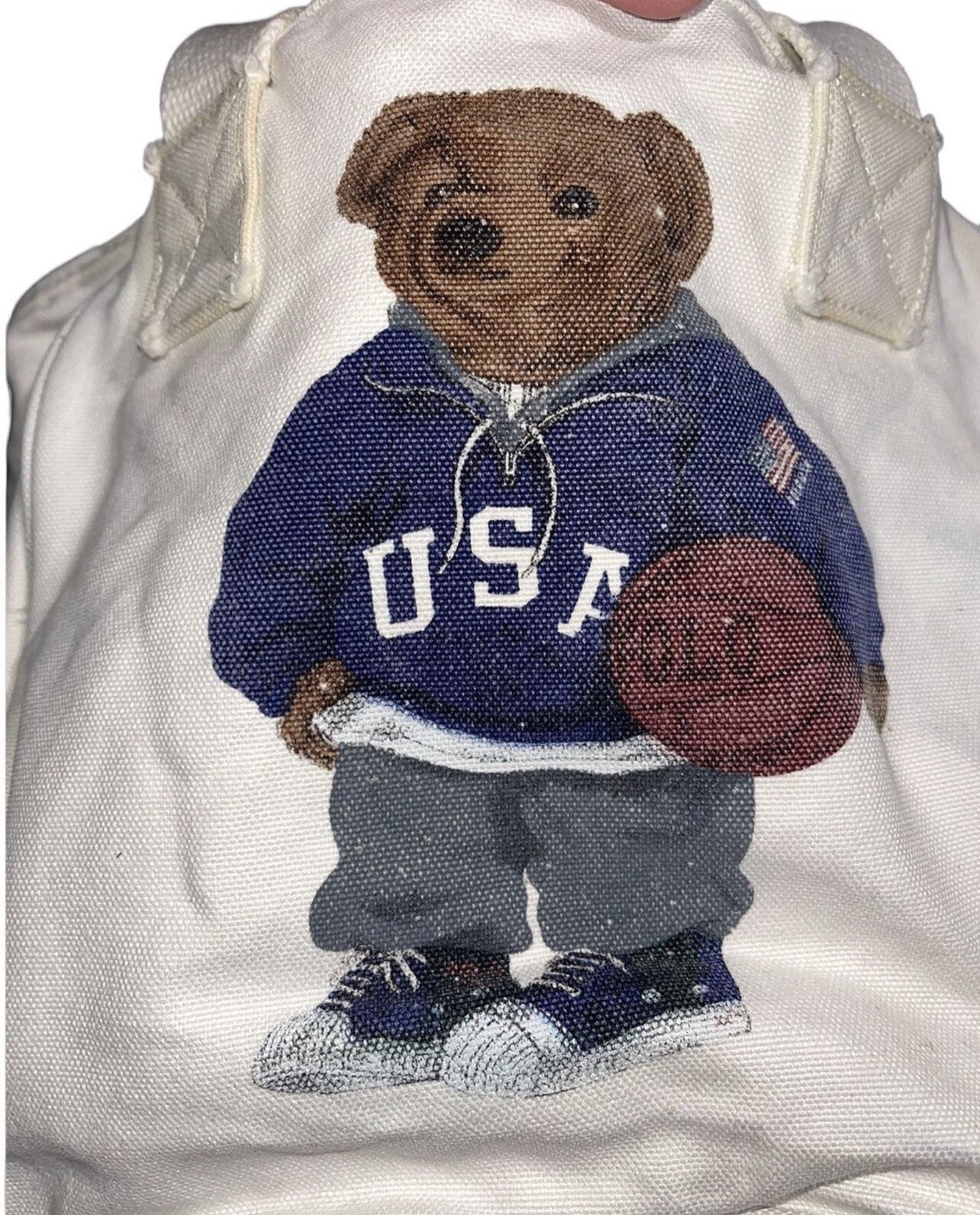Polo Ralph Lauren Tote Bag, Shopping Bag Bear USA Bas… Gem