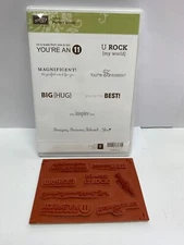 Stampin up perfect words Stamp set friendship love inspire fantastic magnificent