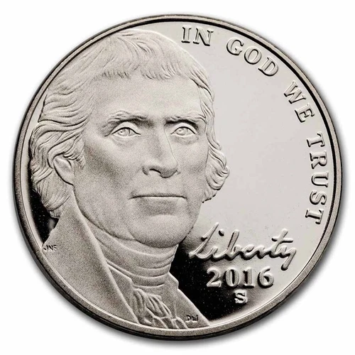 2016-S Jefferson Nickel Proof — photo from the most recent tracked eBay sale
