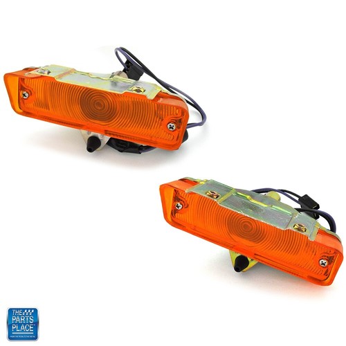 60-66 Chevy Truck Hood Parking & Turn Signal Light Housing Pair – Premium Keypart
