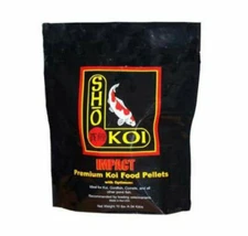 Sho Koi Impact Pond Fish Food Premium Floating Small 3.0 mm Pellets - 9 lbs