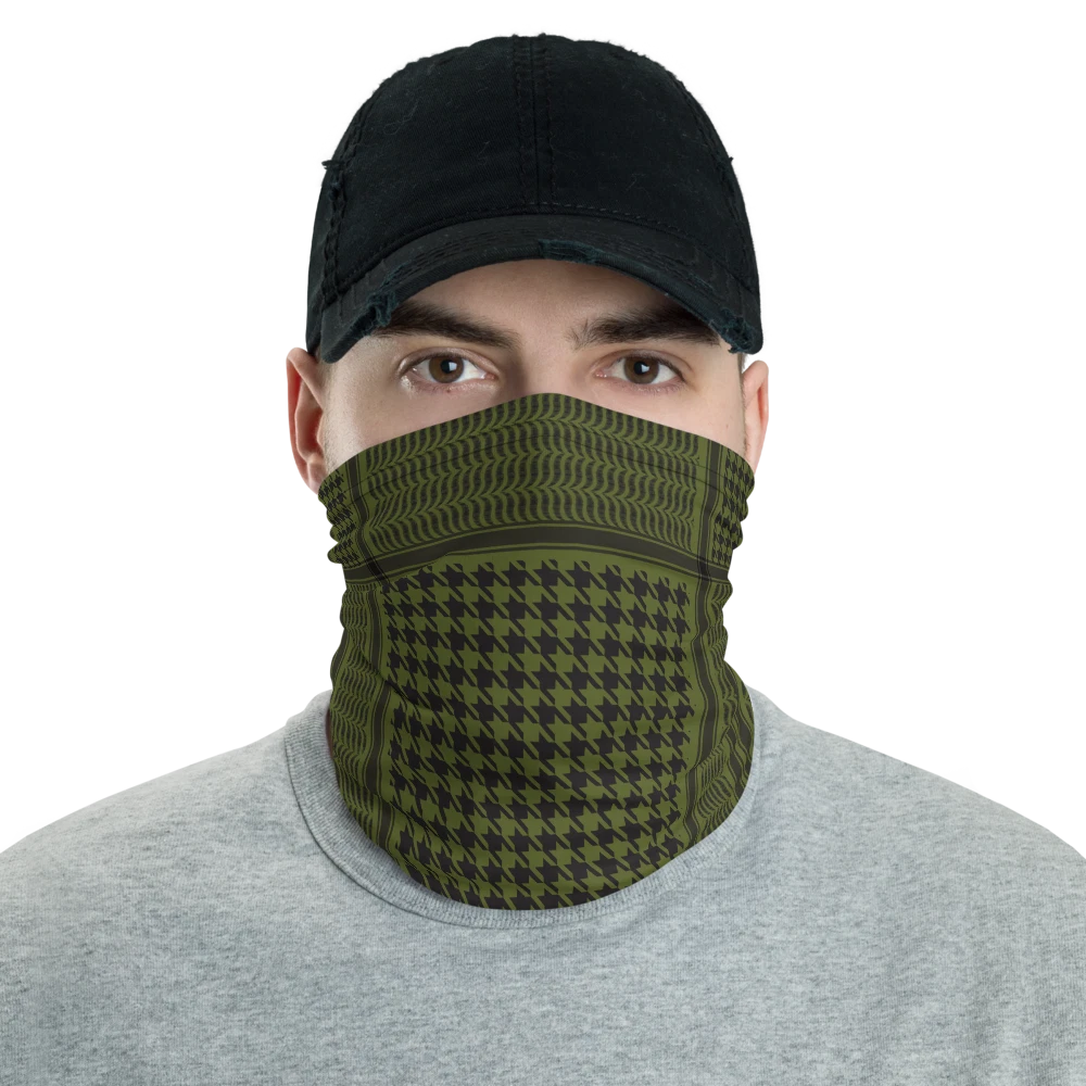 Olive Plain Color Keffyeh Shemagh Print Neck Gaiter
Opens in a new window or tab