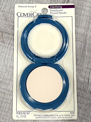CoverGirl IVORY 1 ~ Clarifying Translucent Powder For Acne Prone Skin  (#D2