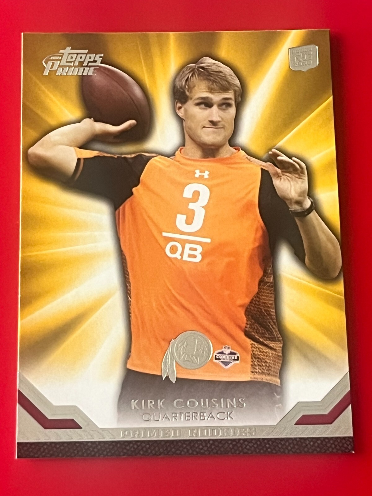 2012 Topps Football- Kirk Cousins #326 (RC) - Redskins
