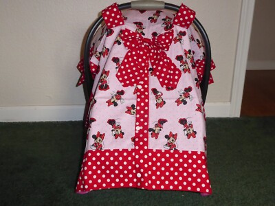 **MINNIE MOUSE**w/polka dots front opening bow Handmade