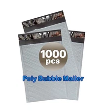 SuperPackage® 1000 #000  4 X 7  Poly Bubble Mailers Padded Envelopes