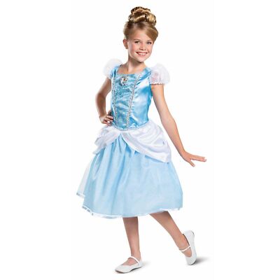 Disney Offizielles Deluxe Cinderella Kostüm Prinzessin Kleid Für Kinder Mädchen