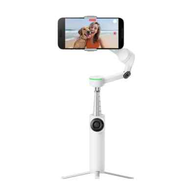 Insta360 Flow 2 Pro White AI Tracker Bundle Smartphone Selfie