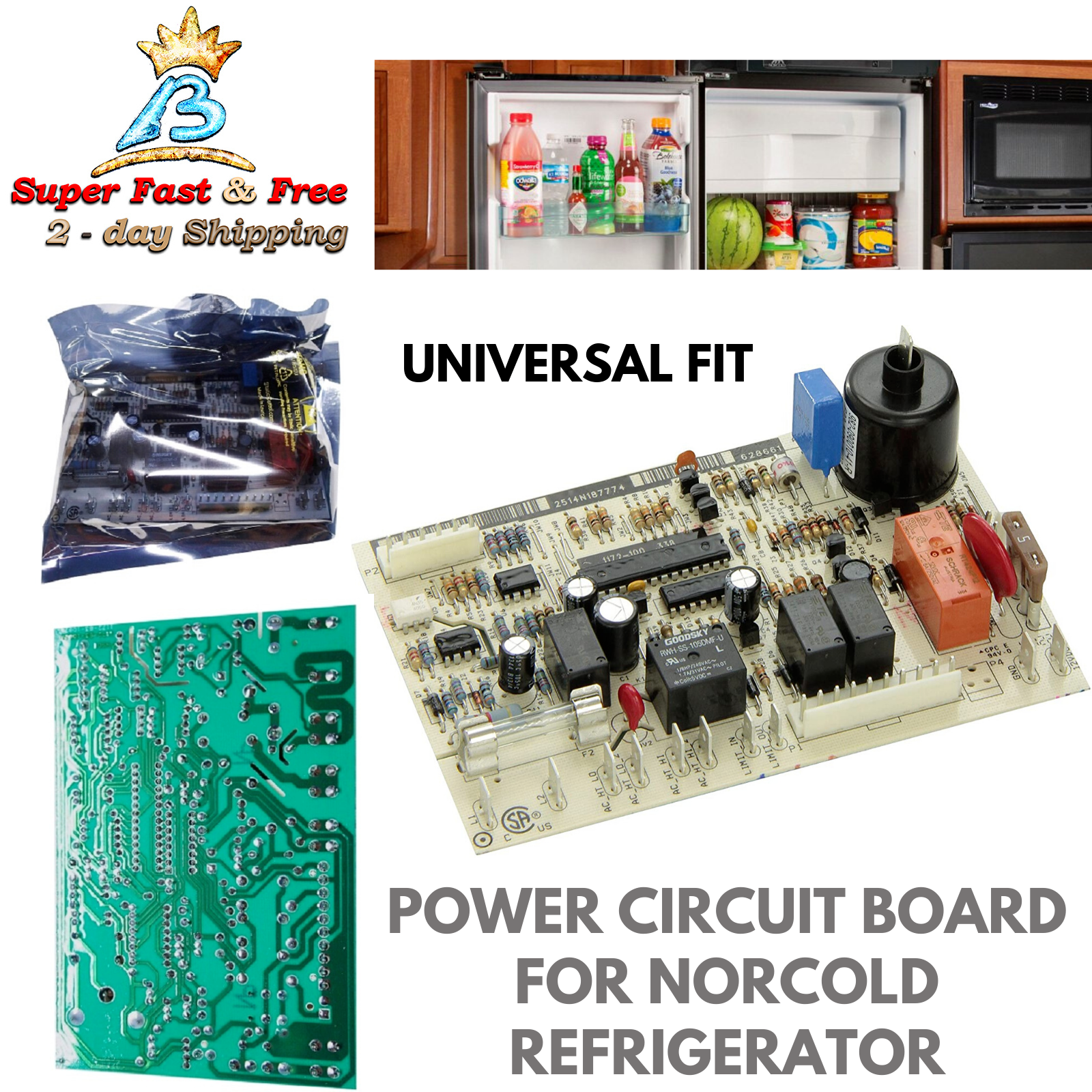norcold fridge circuit board