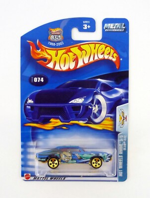 Hot Wheels Olds 442 Die-Cast Car - 1:64 Scale, Blue #871 - View #9