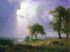California Spring A. Bierstadt Tile Mural Kitchen Wall Backsplash Ceramic 10x8