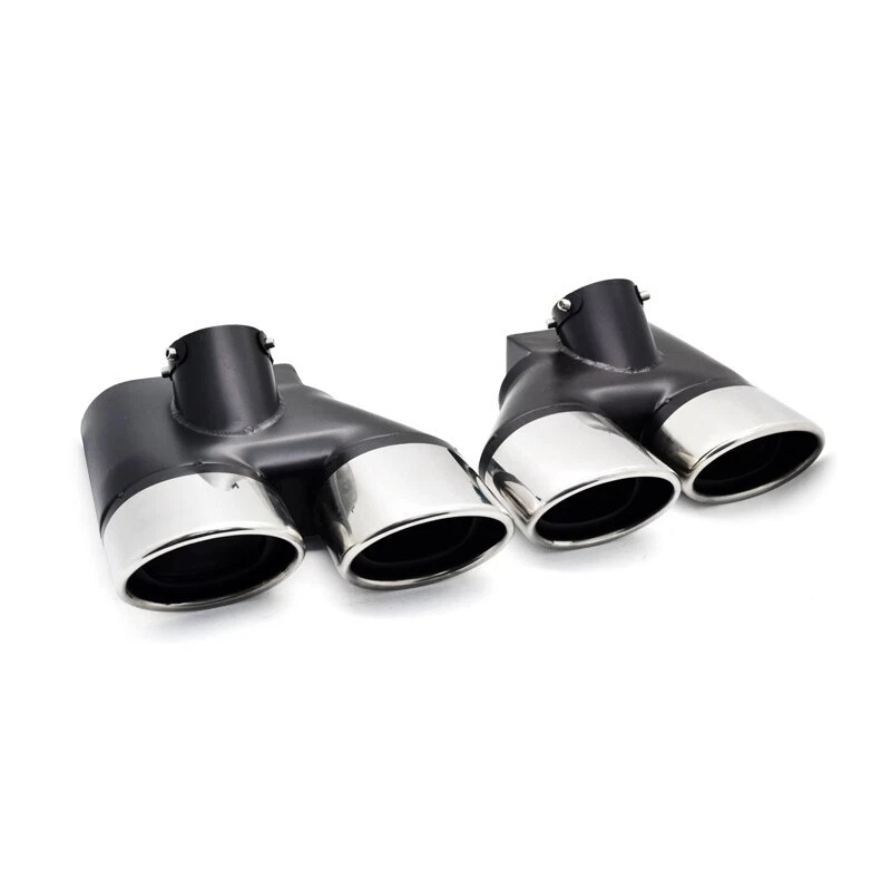 Puntas de silenciador de escape de acero sin estatinas para Mercedes Benz W220 S350 S320 S500 Foto 4 de 4