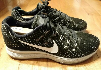 Nike Women's Air Zoom Structure 19 Shoes 806584 001 Black/White Size 9.5 EUC