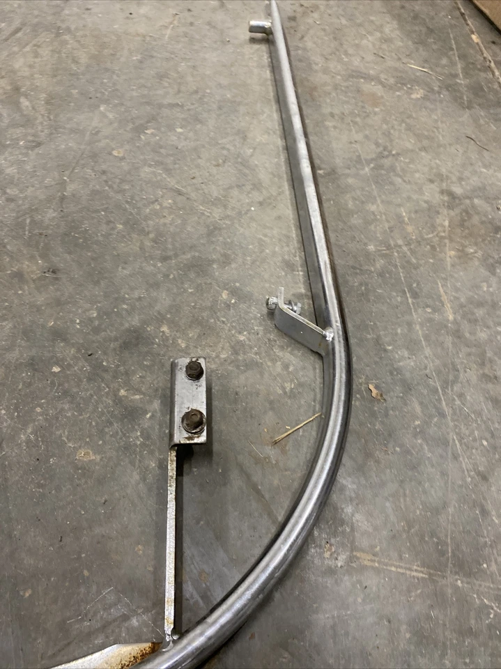 1974 1975 Vintage Snowmobile John Deere JDX8 Front chrome bumper - Image 3 of 4