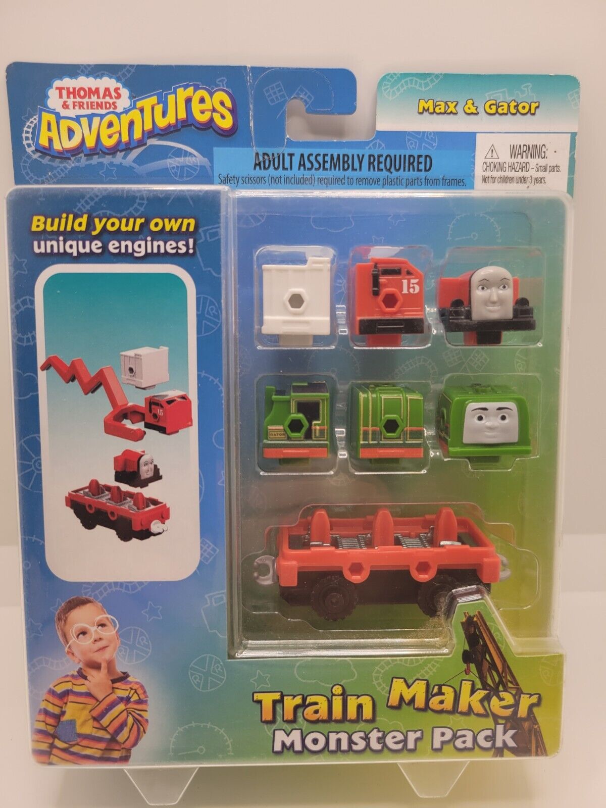 Thomas & Friends Adventures Max & Gator Train Maker Monster Pack New RARE 2015