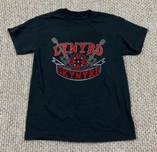 Lynyrd Skynyrd Guitar Logo T-shirt, Black Unisex Cotton T-shirt, Size S-5XL