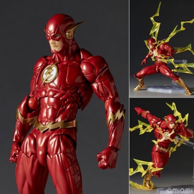 Kaiyodo Revoltech Amazing Yamaguchi Flash Barry Allen Figure w