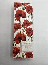 Hopificio Triple Milled Soap Poppies Poppy 3 Bars Sealed Italy 15.6 Oz NIB