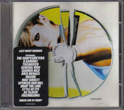 Moby-Last Night Remixed cd album