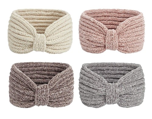 Bettina Italy Gray Wool Alpaca Knit Knotted Headband | eBay display picture 2