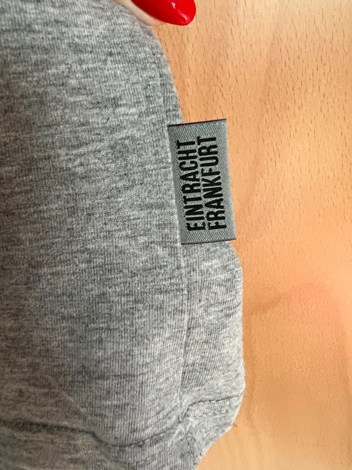 Eintracht Frankfurt Fan Tshirt Herren, Größe L, grau, ungetragen eBay