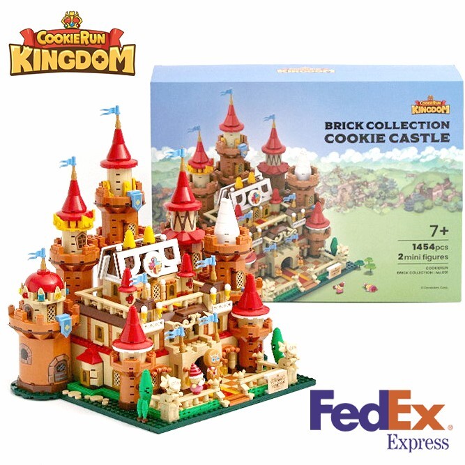 Cookie Run Kingdom Official Brick Collection Cookie Castle 1454pcs
