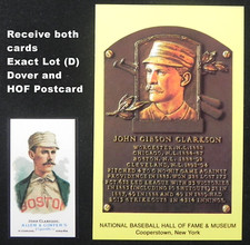 John Clarkson HOF Postcard + 1977 Dover Reprint 1880's ALLEN & GINTER'S _Lot (D)