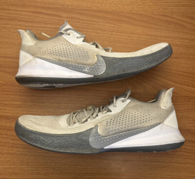 Nike Kobe Mamba Fury White Wild Grey Size 14 Sneakers Shoes CK2087