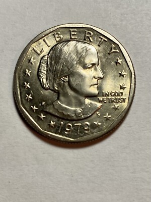 X  Nice Rare 1979 Denver D  Mint Better Date (Wide Rim ?) Susan B Anthony Dollar