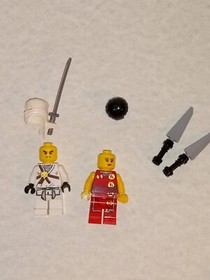 LEGO NINJAGO:  Fire Temple (2507) - Princess Nya & Zane with Weapons