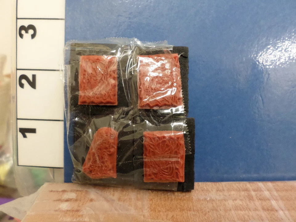 Power Ranger Villians set of Four foam mounted stamps 17A - Image 2 of 2