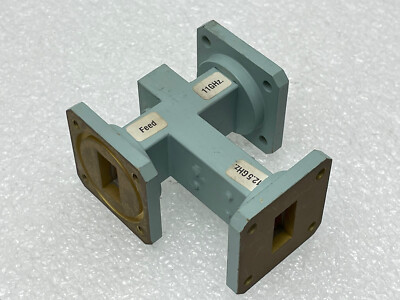 WAVEGUIDE TEE SECTION 11 GHz 12.5 GHz COMPONENT 