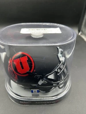 Utah Utes Schultz Mini Helmet. Very Nice! - Image 1 of 4