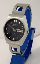 NOS Allwyn Automatic vintage Men's Watch*new old stock, day-date, India*FedEx