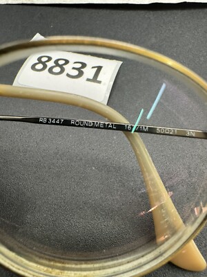 RAY BAN ROUND RB3447 167/1M GLASS 50/21 KZ56 | eBay