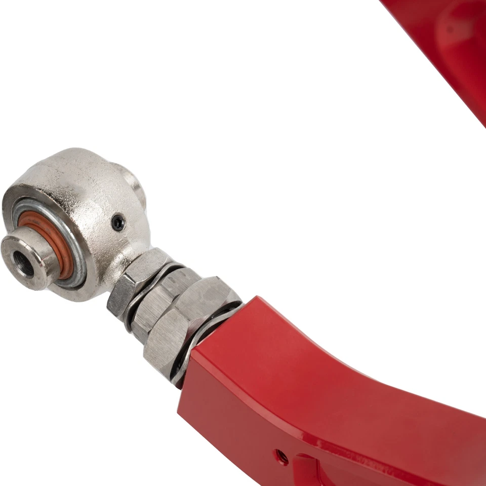 1 Pair Adjustable Front Upper Control Arms For Tesla Model 3 / Y 2017-2024 Red - Image 4 of 4