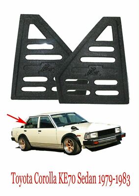 Toyota Corolla KE70 GL DX Quarter Window Visor Panel Cover