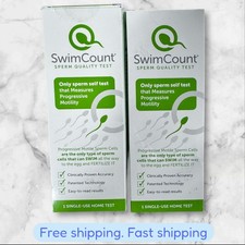 FOR 2 SwimCount Sperm Quality Test, 1 Single-Use Home Kit EXP05/27