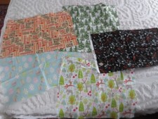 4936. 8 oz. - SEASONAL REMNANTS Crafts, Quilting COTTON PRINT FABRICS