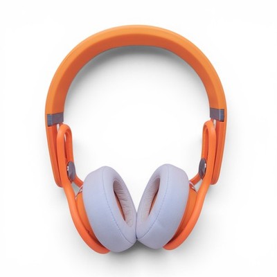 Beats by Dre Mixr DJ Headphones Neon Orange On-Ear with Case Cable