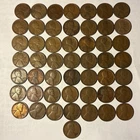 1924-S Lincoln WHEAT Cents Roll Of 50 Coins  In Circulated Condition See Pics#1