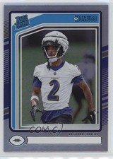 2024 Panini Donruss Rated Rookie Optic Preview Holo Prizm Nate Wiggins #391 14dq