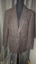 Vintage Magee Donegal Tweed Blazer 40R Irish Wool Sport Brown Speckled Academia