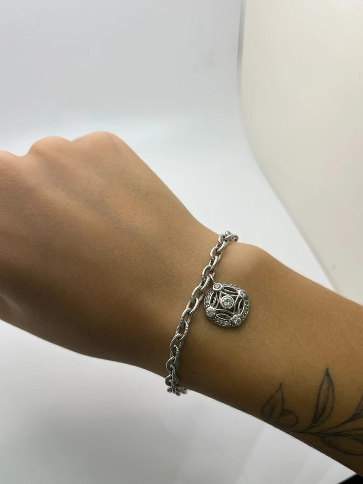 Sterling Silver Tacori Bracelet 7" - Image 4 of 4