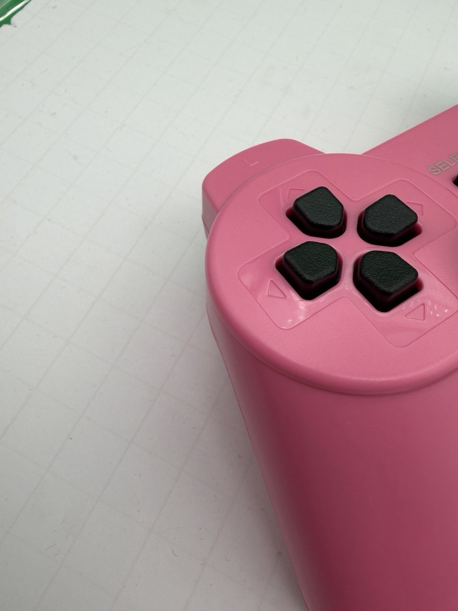 Wireless Bubble Gum Pink Bluetooth Controller For PS3 Custom W