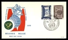 Mayfairstamps Belgium FDC 1958 dual United nations First Day Cover aax_94917