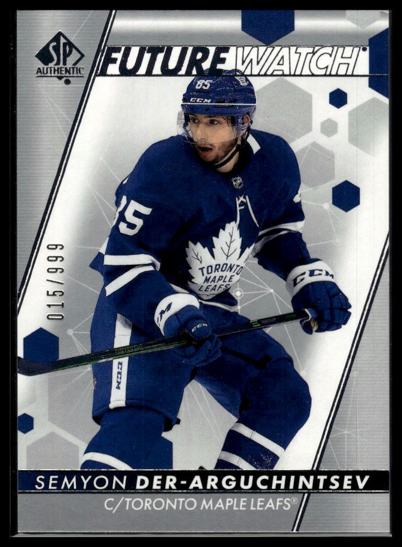2022-23 SP Authentic #195 Semyon Der-Arguchintsev #/999 RC SN, RC
