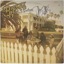Dickey Betts Signed Great Southern Vinyl Record LP Allman Brothers Band JSA COA