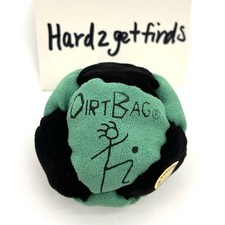 DirtBag Footbag Hacky Sack Black Green Authentic World Foot Bag US Seller NEW